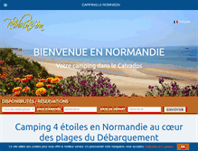 Tablet Screenshot of campinglerobinson.com
